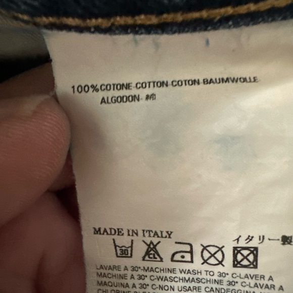 4 a very SWEET PF 2006 DSquared2 DISTRESSED “ LOW RISE” Straight Leg Jeans - Picture 13 of 15